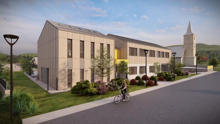 Randare 3D campus școlar Chinteni.