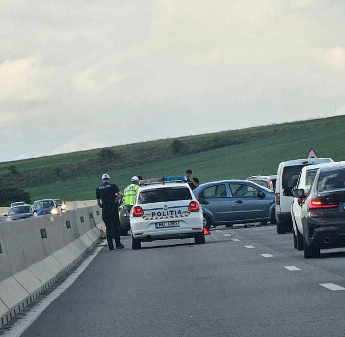 Două accidente au blocat intrarea în Cluj-Napoca