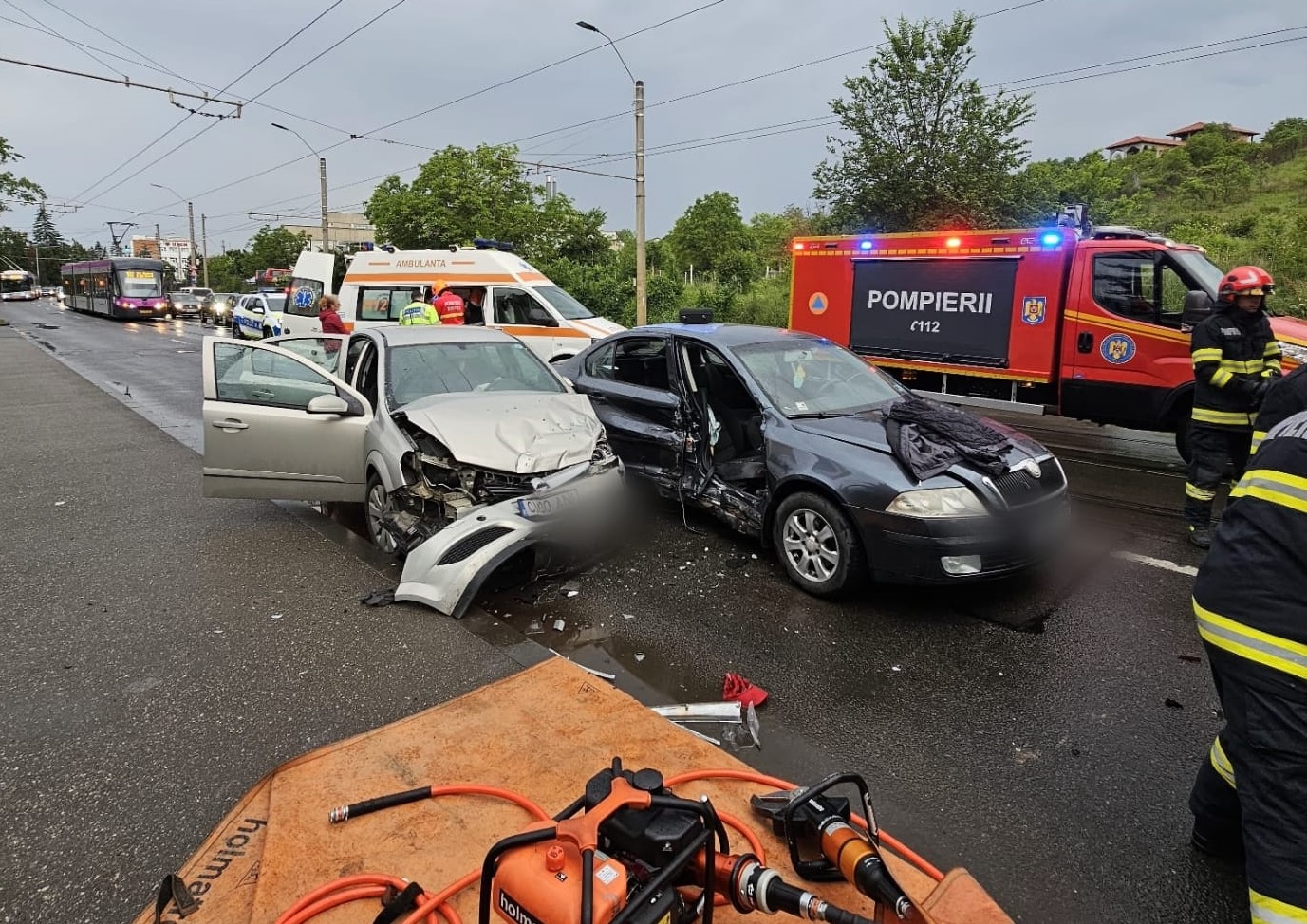 ACCIDENT GRAV pe B-dul Muncii