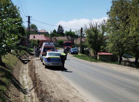 Accident la Sărmașu, Cluj