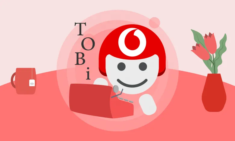 Robotul Tobi de la Vodafone