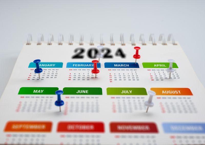 Calendarul următoarelor zile libere în 2024