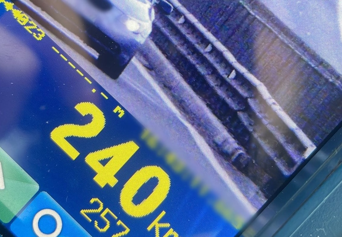 "Schumacher de Cluj" prins cu 240 km/h pe A3