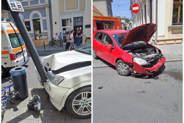 ACCIDENT GRAV între două mașini pe Napoca