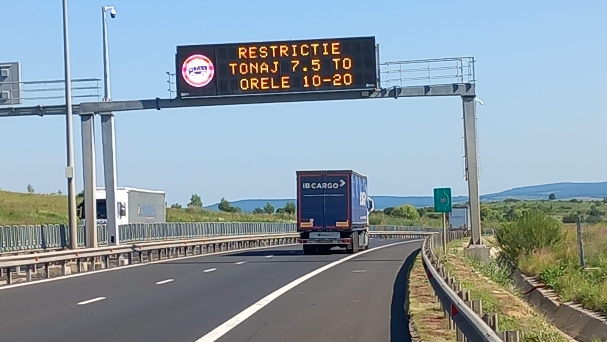 Restricții pe drumurile naționale și autostrăzi din cauza caniculei