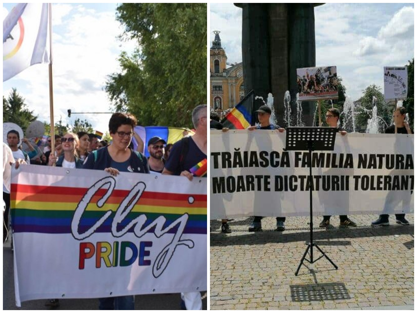 Tu ce alegi? Mitingul pentru Familie sau Cluj Pride