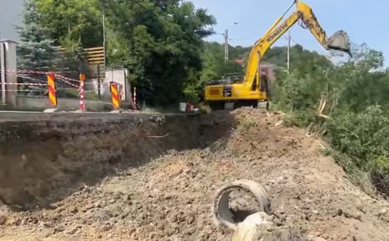 Au demarat lucrările de consolidare a străzii Uliului