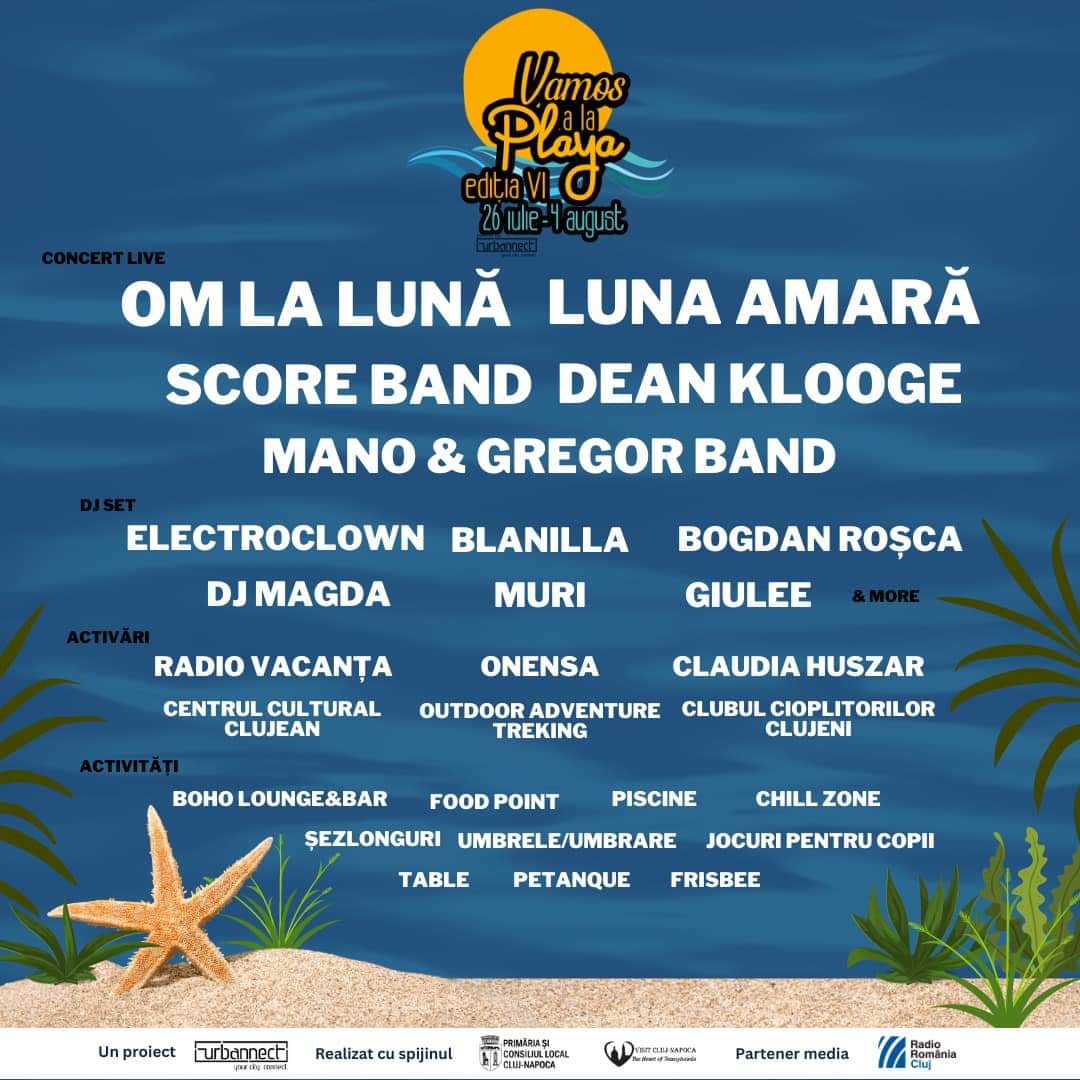 Trupele care vor concerta la Vamos a la Playa 2024
