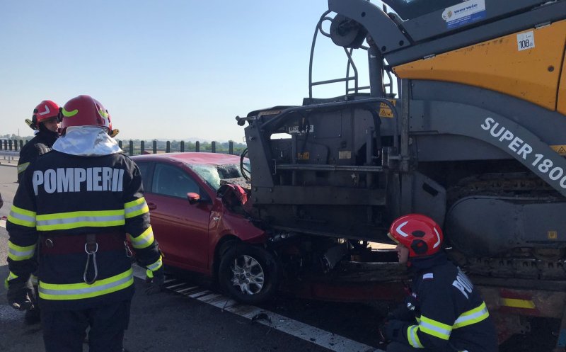 ACCIDENT GRAV pe Autostrada Sebeș - Turda