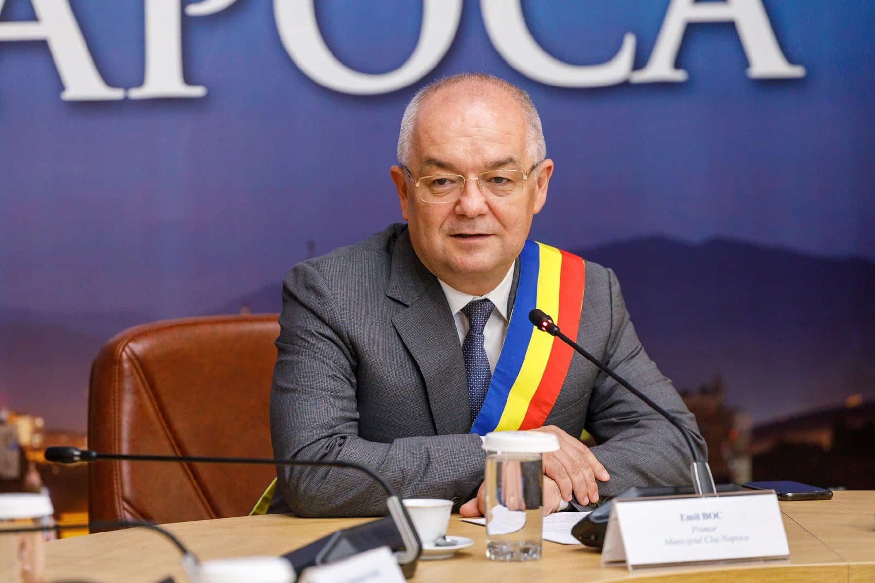 Boc a vorbit despre marile proiecte de infrastructură ale Clujului