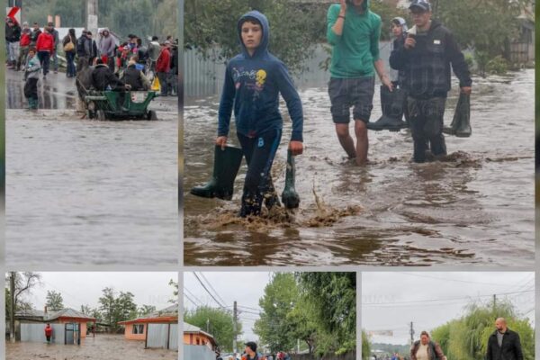 Voluntarii CERT Transilvania sprijină sinistrații din Galați