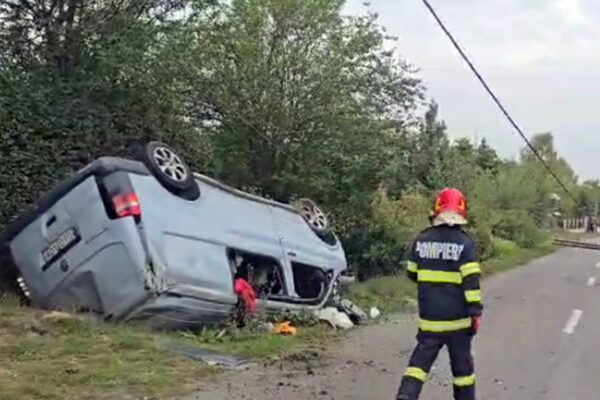 Grav accident de circulație la Chinteni, Cluj