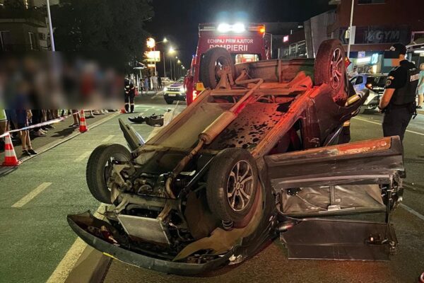 Accident grav în Florești, Cluj. Autorul, un tânăr de 18 ani