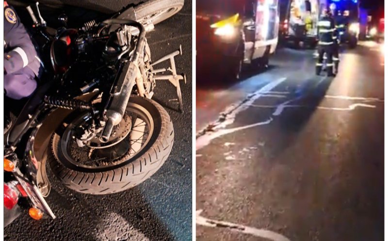 ACCIDENT GRAV pe Calea Turzii, cu o motocicletă implicată