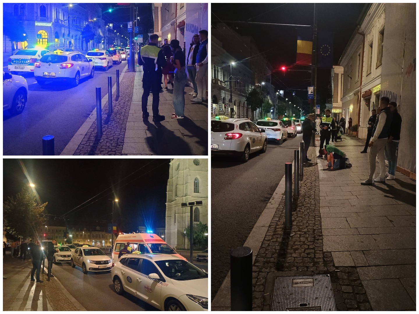 Un bărbat a ajuns la spital plin de sânge după ce a provocat un scandal într-un club