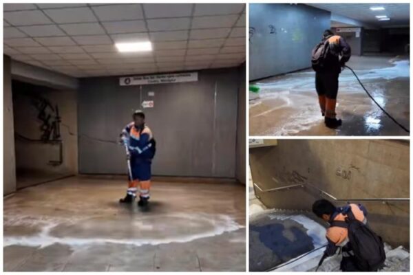 A fost igienizat Pasajul Gării după sute de reclamații ale clujenilor