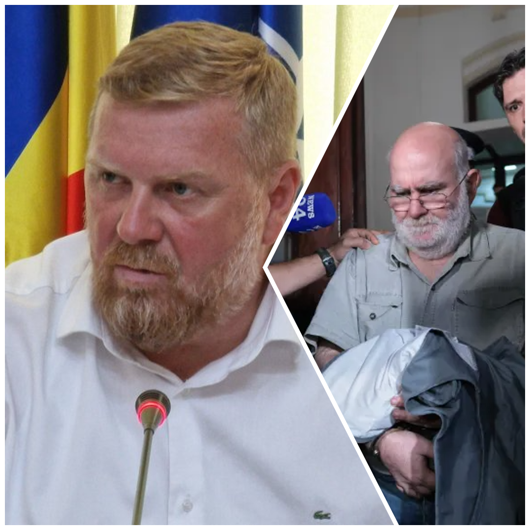 Dorin Lojigan, primarul din Câmpia Turzii, și profesorul Alfred Bulai