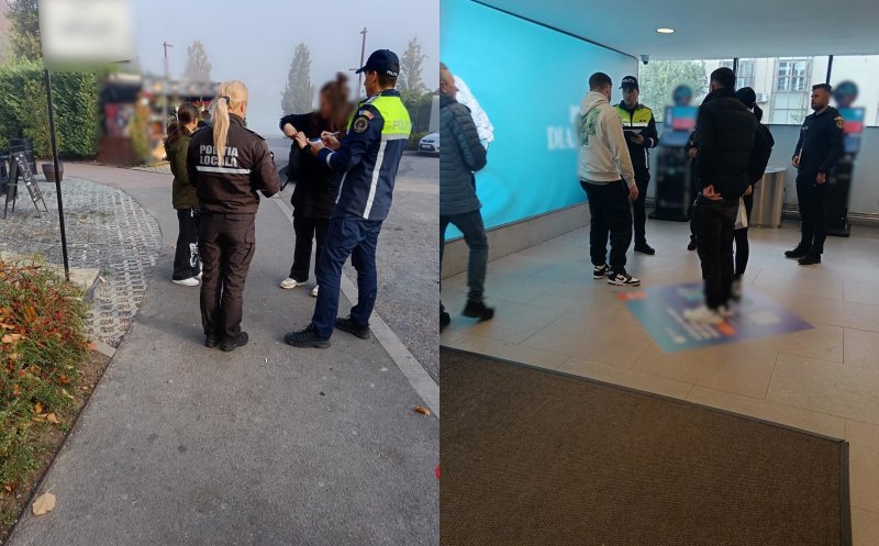 Elevii chiulangi din Cluj agățați de polițiști prin baruri și cafenele
