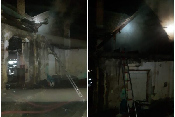 Incendiu la o casă din Câmpia Turzii. Intervenție cu două autospeciale