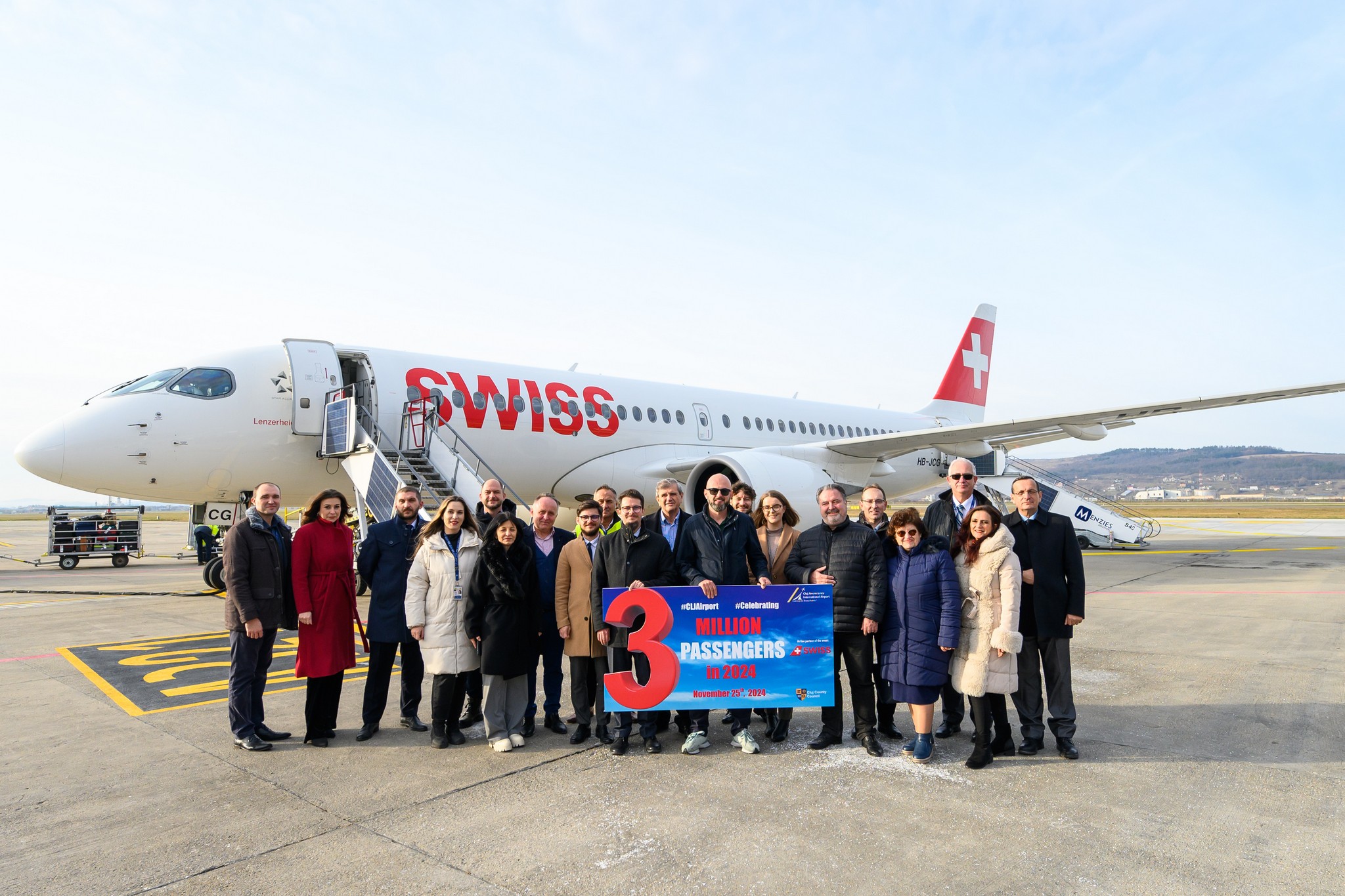 Aeroportul Internațional "Avram Iancu" Cluj sărbătorește pasagerul cu numărul 3.000.000