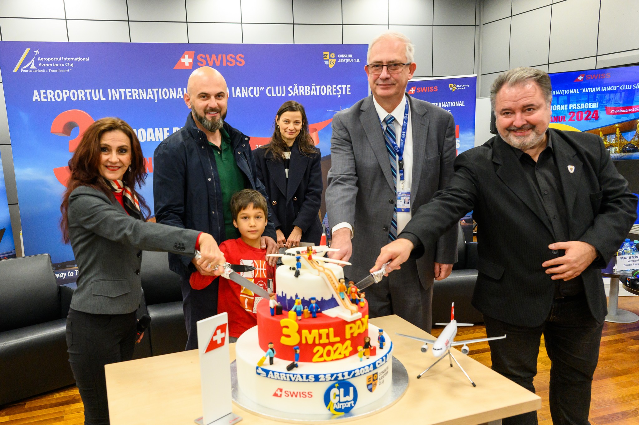 Premiere Aeroport Cluj Pasagerul cu numarul 3 milioane