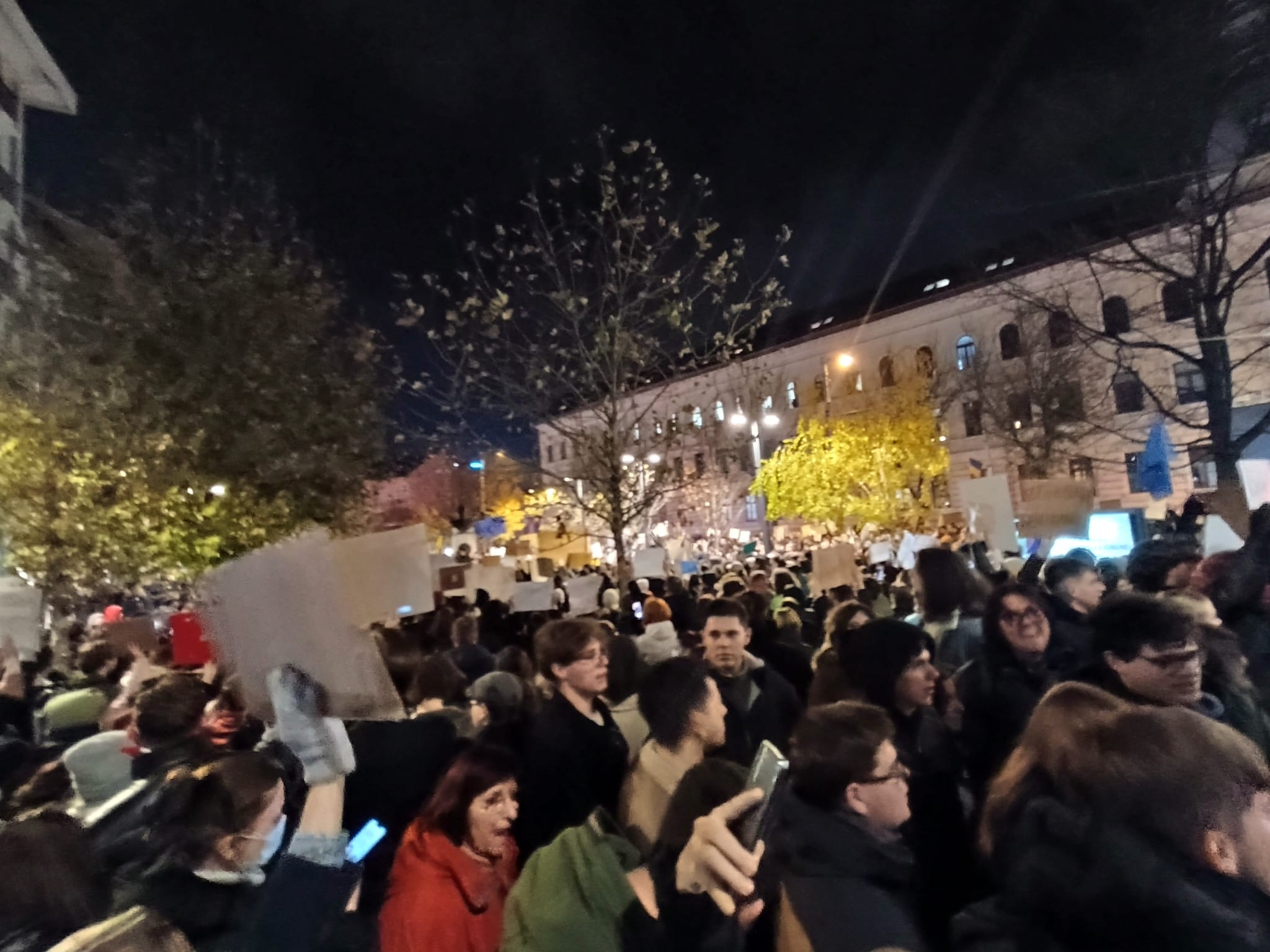 Manifestul studenților clujeni pentru democrație
