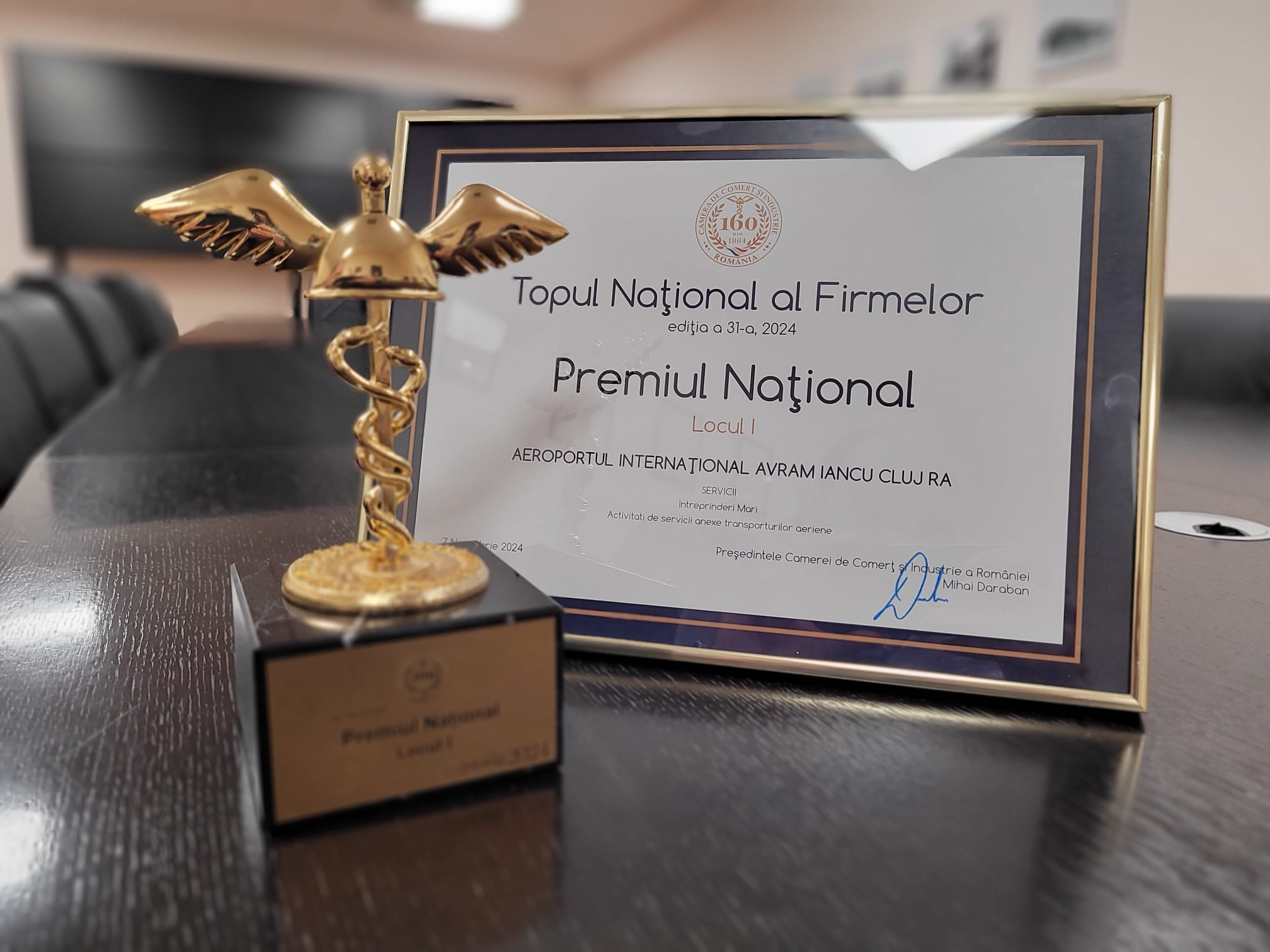 Aeroportul Internaţional "Avram Iancu" Cluj premiat