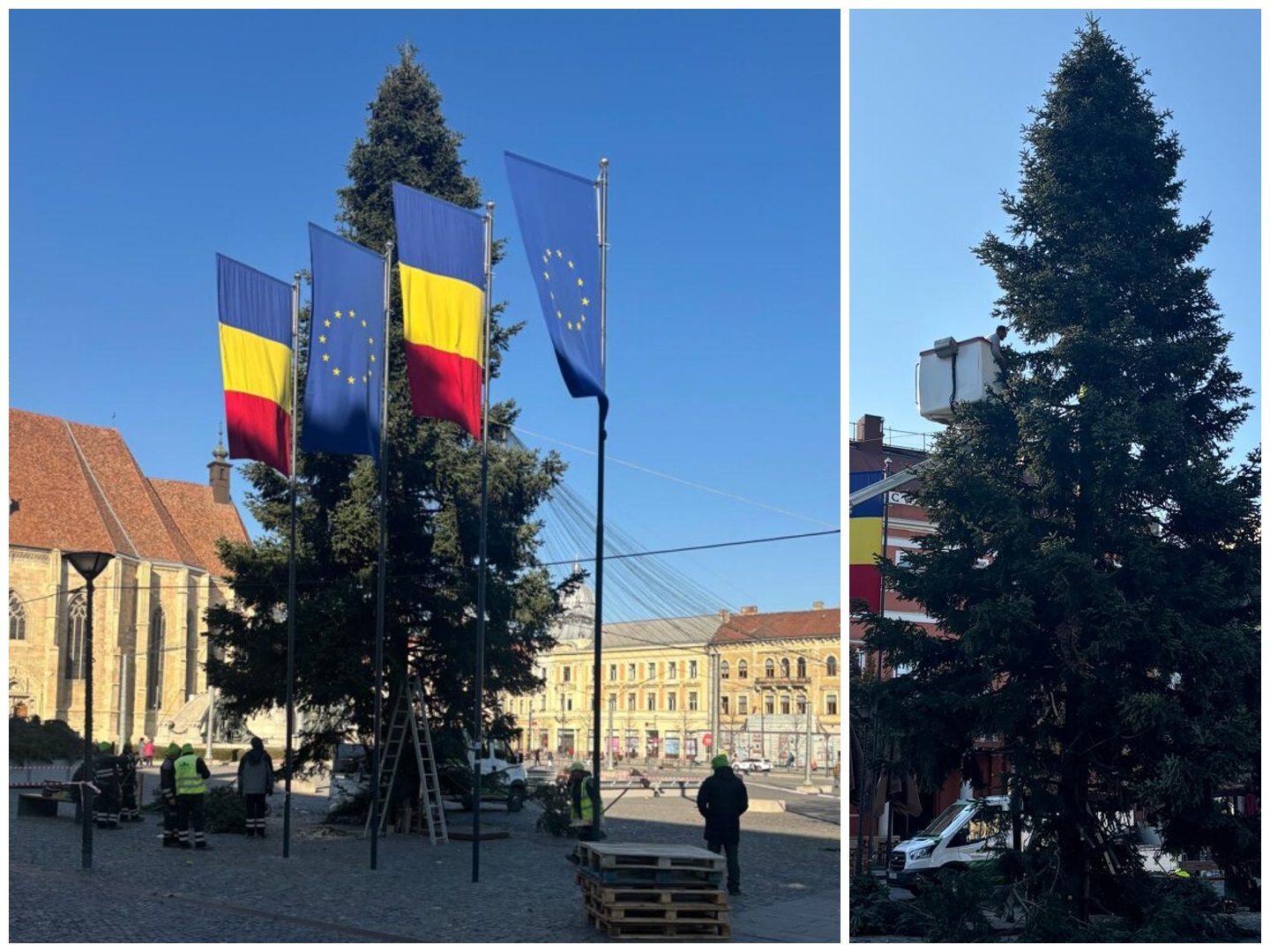 Au început pregătirile pentru Târgul de Crăciun