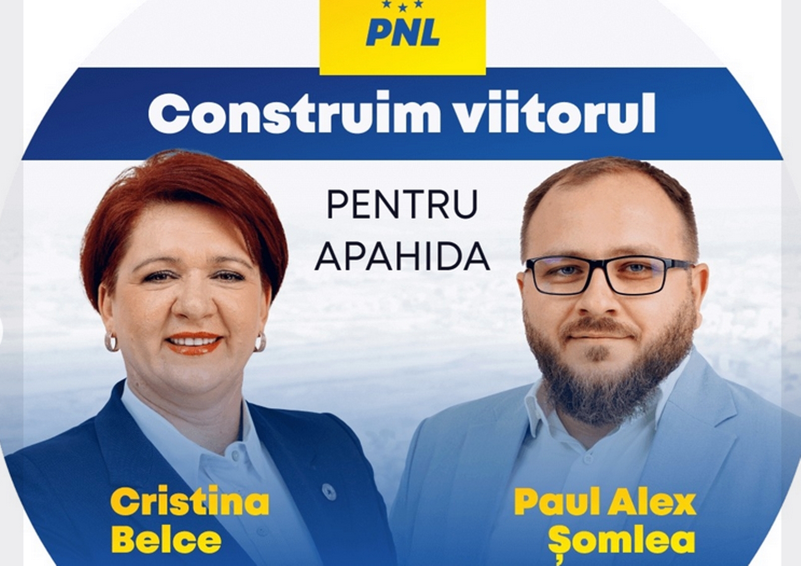 Primarul din Aoahida, Belce Cristina și consilierul personal, Alex Paul Șomlea