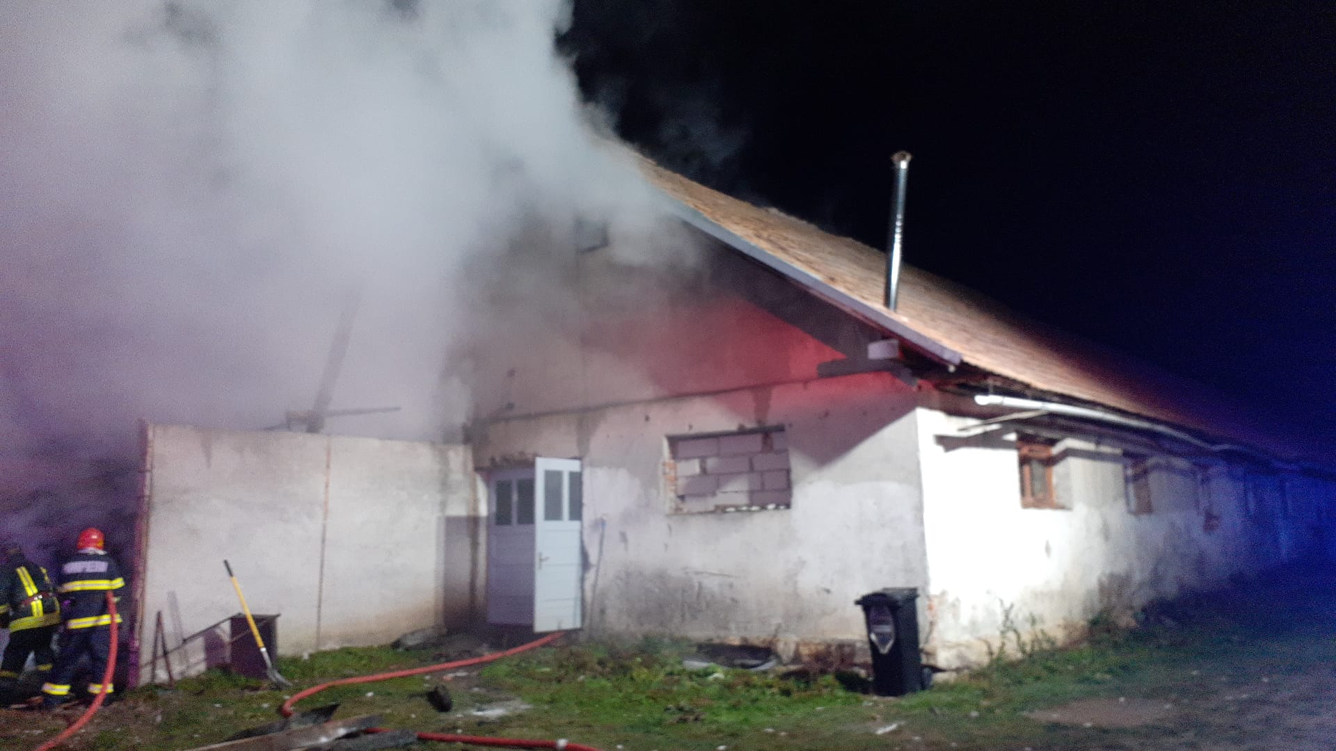Incendiu la o centrală termică din Sâncraiu
