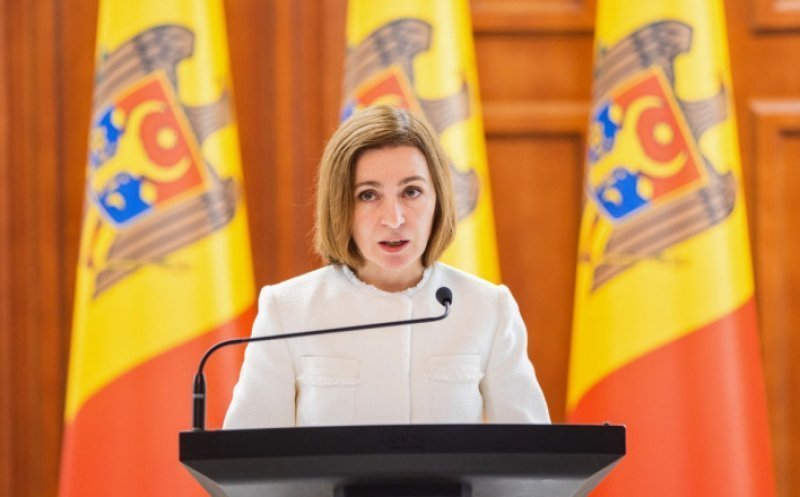 Maia Sandu votează la alegerile din România