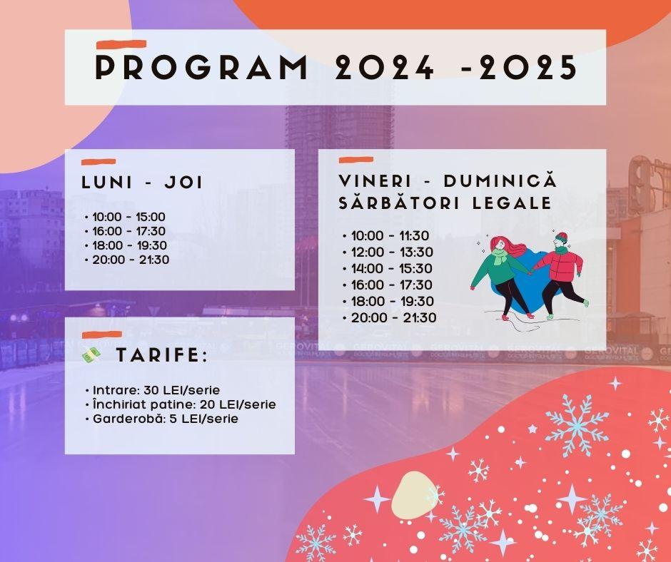 Program Patinoar Fiesta Sport