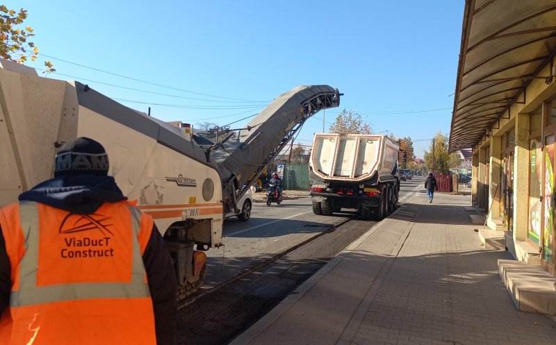 O stradă din Florești intră în reparații