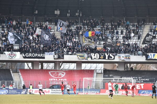 Liderul „U” Cluj a depășit CFR Cluj și FCSB la media de spectatori în Superligă