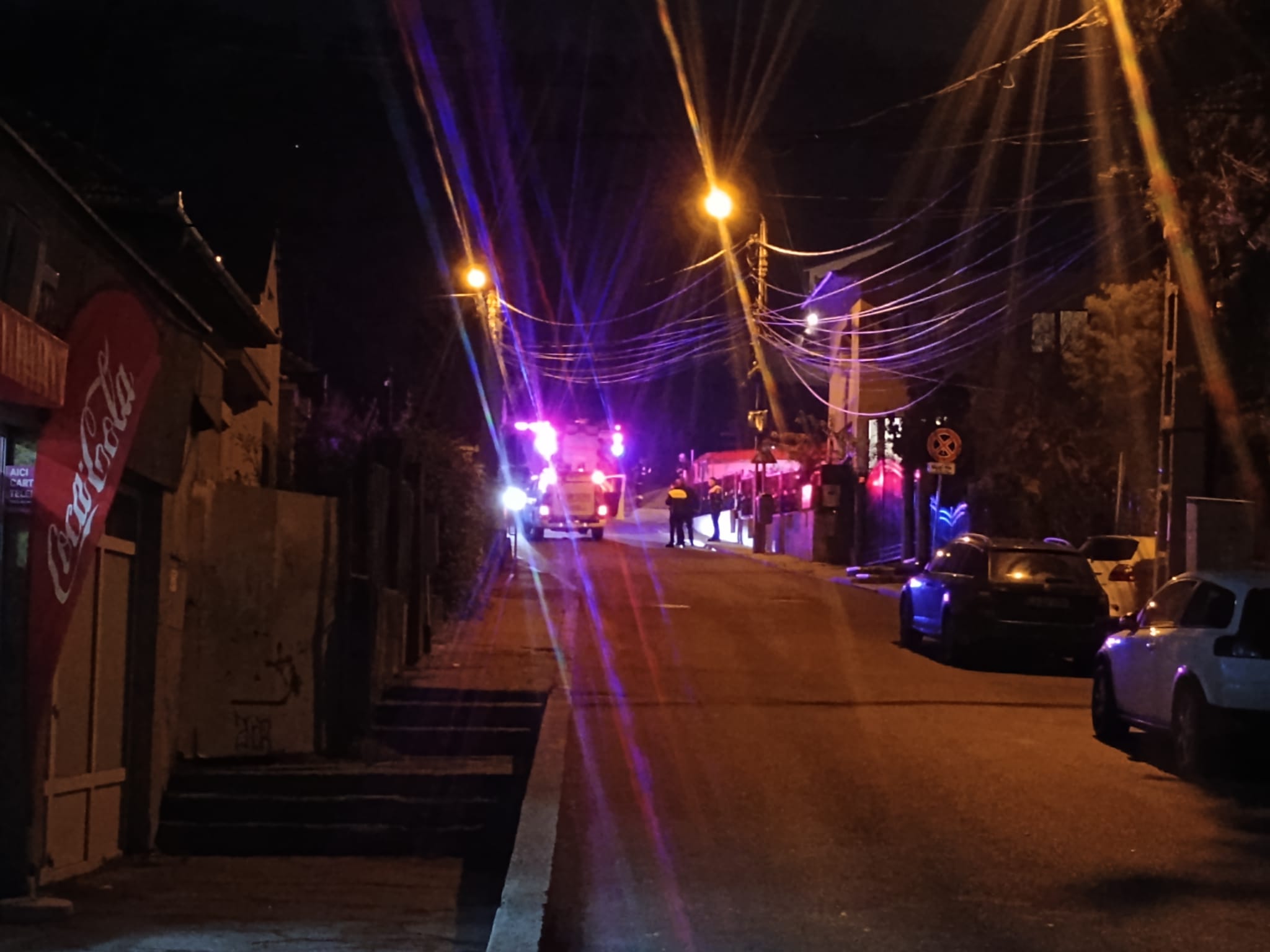 A luat foc o cabană în Grigorescu
