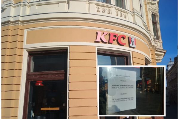 La KFC Cluj nu există sărbători. Capitalismul nu doarme!