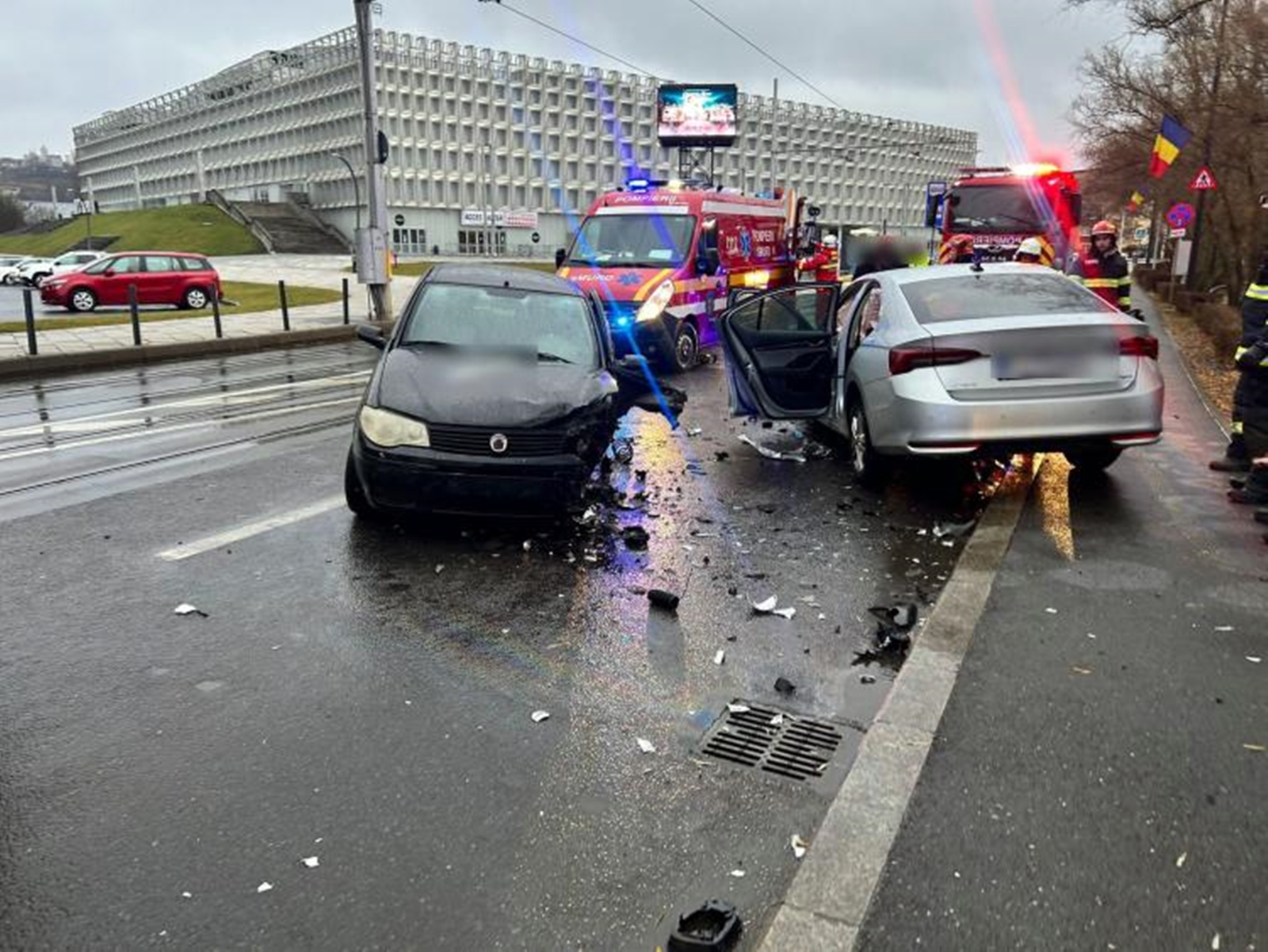 Accident grav lângă Cluj Arena