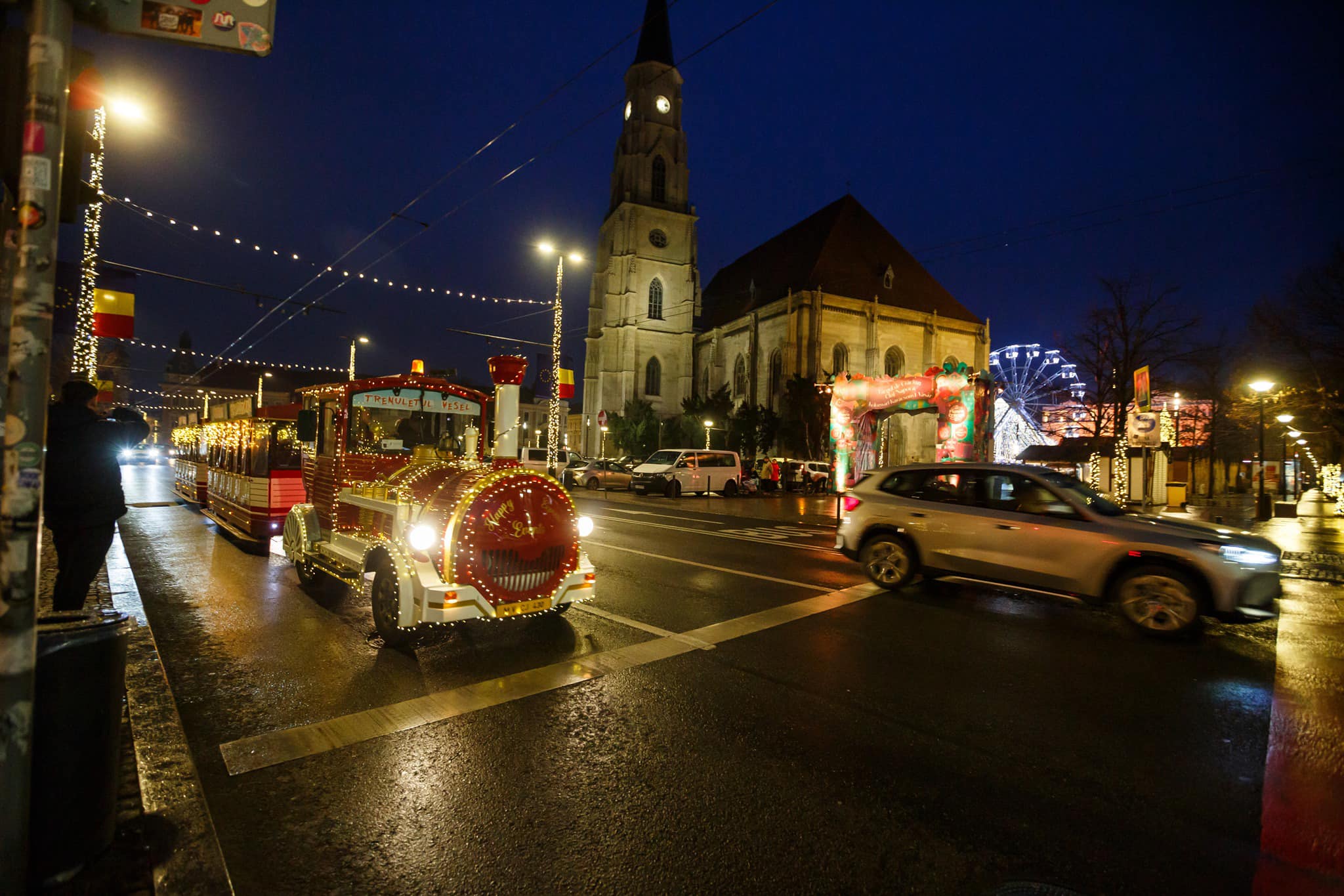 Când pornește Trenulețul lui Moș Crăciun prin centrul Clujului
