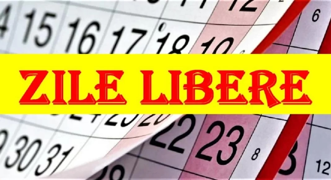 Calendar Zile Libere în anul 2025