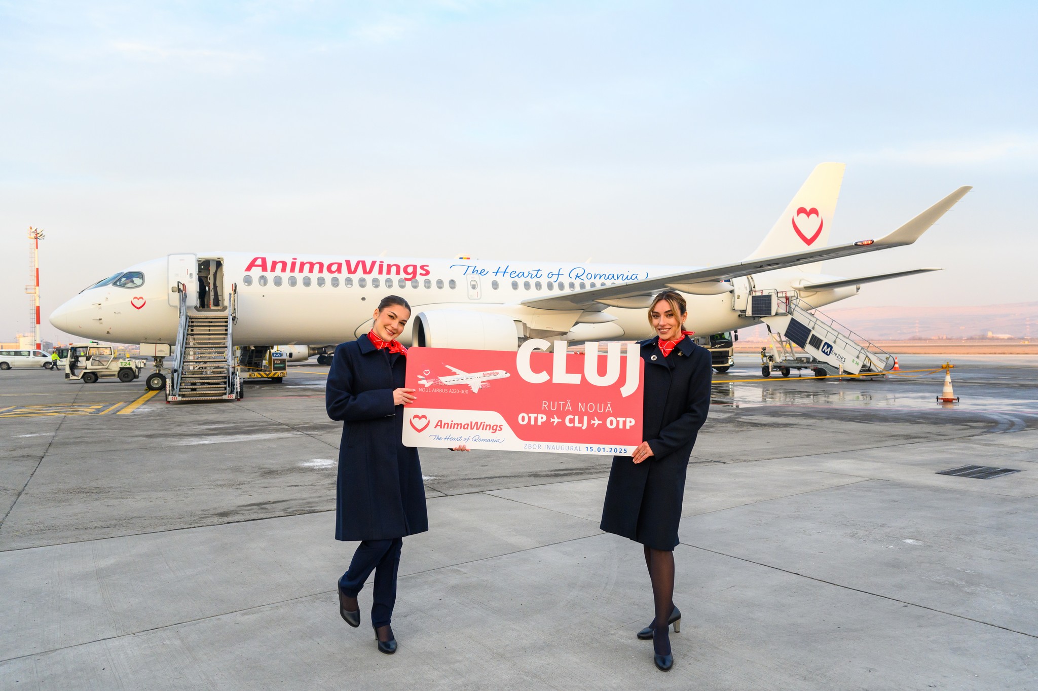 AnimaWings dă start zborurilor directe Bucureşti – Cluj