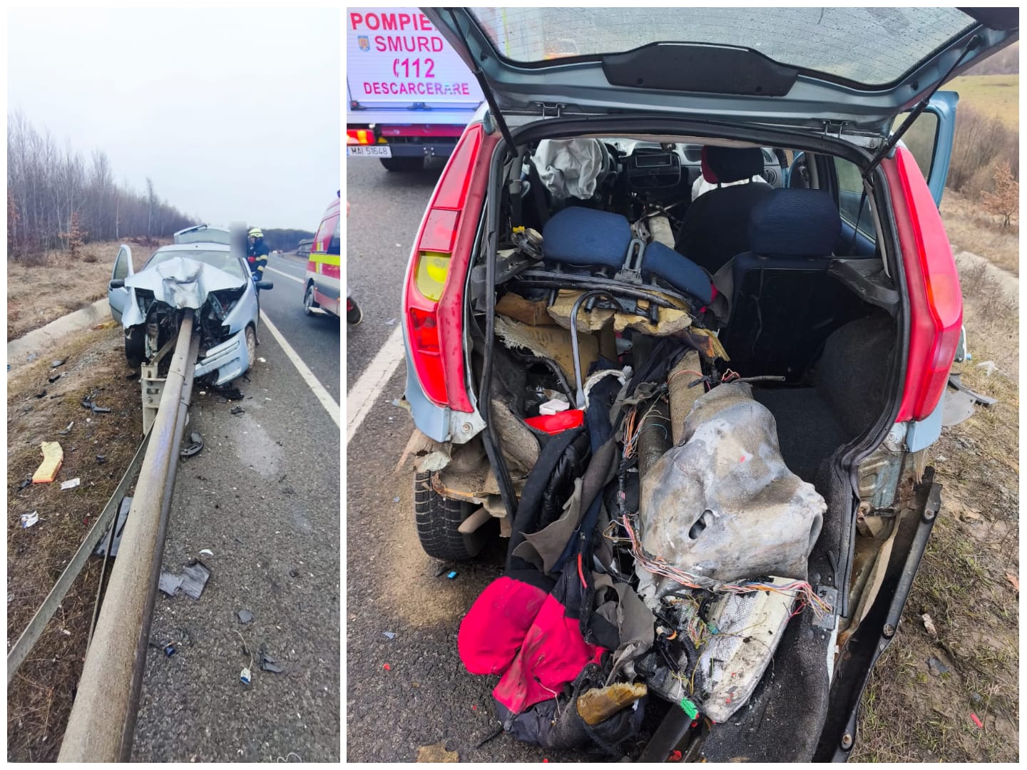 Al doilea accident într-o zi pe Centura Vâlcele-Apahida