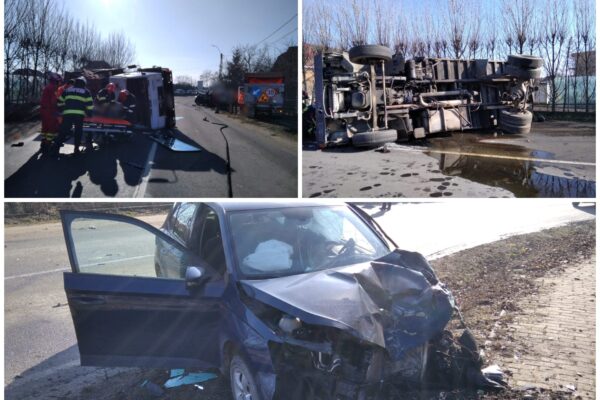 ACCIDENT GRAV de circulație în comuna Mihai Viteazul