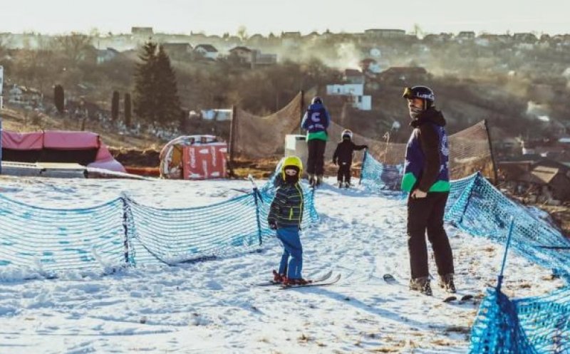 O nouă pârtie deschide sezonul de schi la Cluj