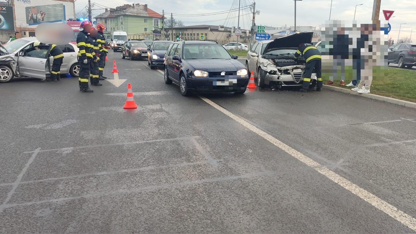 ACCIDENT pe o stradă din Turda
