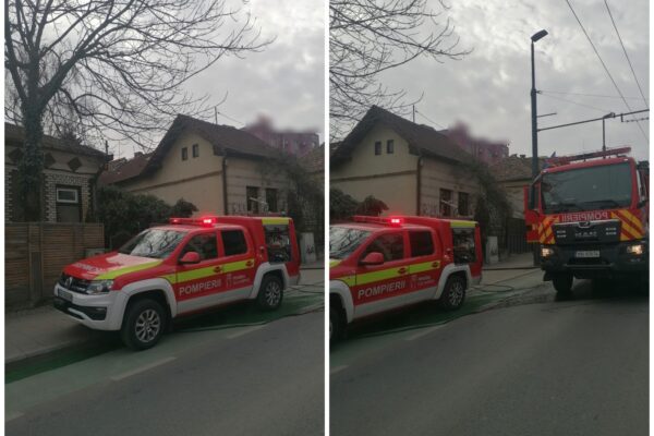 O casă din Mănăștur a luat foc din cauza coșului de fum