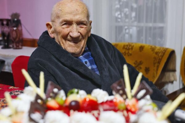 Veteranul de război din Turda a împlinit 103 ani! La mulți ani!