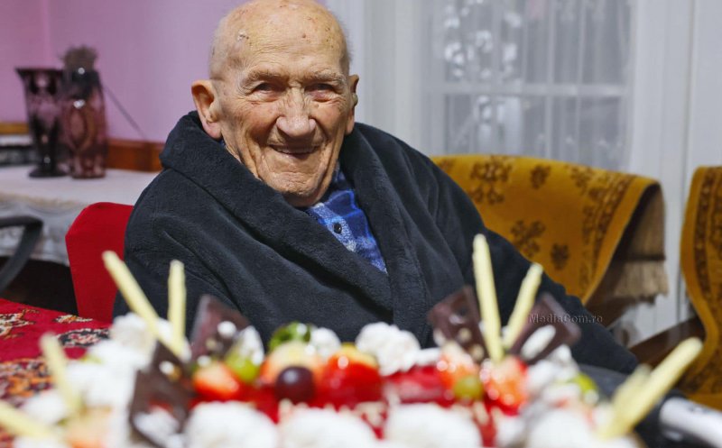 Veteranul de război din Turda a împlinit 103 ani