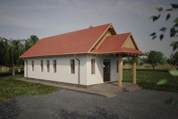 Penticostalii clujeni construiesc o biserică care seamănă cu o casă într-o comună din Cluj