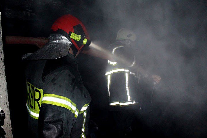Incendiu în plină iarnă la Câmpia Turzii
