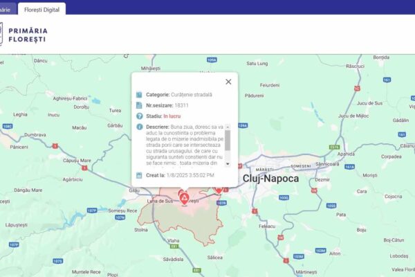 Aplicație online de reclamații la Florești, lansată de primărie. Este funcțională de un an și puțini știu de ea